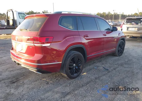 2019 Volkswagen Atlas 3.6L V6 Sel R-Line from USA, damaged, VIN 1V2SR2CA3KC506582